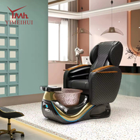 Fauteuil de massage tout-en-un haut de gamme pour salon de SPA moderne, avec fonction de massage par pétrissage et soin des pieds