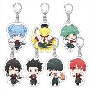Porte-clés en acrylique de 5 cm, accessoires d'artisanat en plastique, bijoux, pendentif de porte-clés anime Assassination <span class=keywords><strong>Classroom</strong></span> - Product Image 1