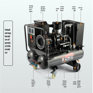<span class=keywords><strong>Compresseur</strong></span> d'air 2-en-1 20HP, <span class=keywords><strong>compresseur</strong></span> d'air à vis de 100 litres, <span class=keywords><strong>compresseur</strong></span> d'air silencieux et économe en énergie - Product Image 2