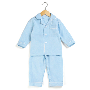 Set <span class=keywords><strong>Pigiama</strong></span> per Bambini RTS Primavera Estate in Seersucker con Mascherina Coordinata per Ragazze e Ragazzi - Product Image 4