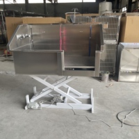 Station de lavage pour animaux de compagnie en acier inoxydable 304 écologique pour chiens et chats, baignoire pliable multifonction robuste et portable