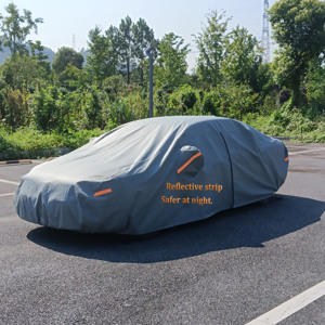 Copertura esterna estrema <span class=keywords><strong>per</strong></span> auto Maruti 800 in tessuto resistente e resistente 99% protezione universale <span class=keywords><strong>per</strong></span> quattro stagioni impermeabile <span class=keywords><strong>per</strong></span> auto - Product Image 3