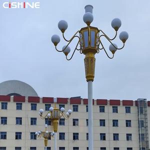 Cishine - Farola Decorativa de 6m, 8m, 9m y 10m, Galvanizada en Caliente, Luz Cálida y Blanca para Centros Urbanos y Avenidas - Product Image 5