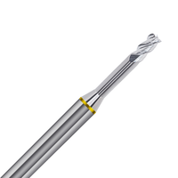 Fresa de ranura profunda de carburo de tungsteno AZZKOR TGY HRC58 de 3 filos con cuello largo