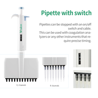 WISDOM 0.luL -10mL Pipettes mécaniques supérieures multicanaux Pipette automatique personnalisée numérique et bon marché