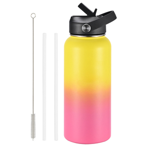 Termo isotérmico doble pared de acero inoxidable con aislamiento frasco de vacío botella de agua botella de agua de bebida - Product Image 1
