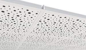 Panneaux muraux insonorisés en plâtre perforé, <span class=keywords><strong>cloison</strong></span> de plafond, panneau absorbant le son, réduction du bruit, 12 mm d'épaisseur, 2400x1200 mm - Product Image 3