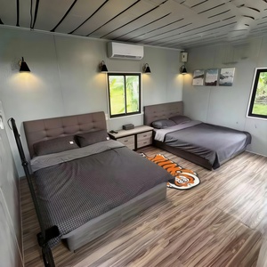 Casa contenedor móvil desmontable de 20 pies, herramienta residencial de montaje rápido, características de baño de cocina para hoteles, edificios de oficinas - Product Image 4