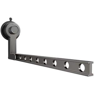 Séchoir à linge mural Lyj0321 à barre unique, pliable, fixe, pour balcon et rangement intérieur - Product Image 2