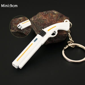<span class=keywords><strong>Valorant</strong></span> Gun llavero Nuevo Producto 9cm Mini Metal <span class=keywords><strong>Valorant</strong></span> Gun cuchillo llavero personalizado - Product Image 3