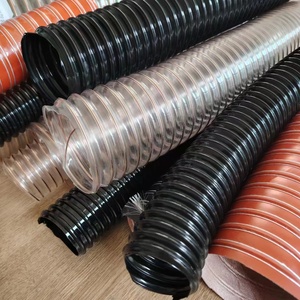 Polyurethane Transparent Wall Air Pu Steel Wire Duct <strong>Hose</strong> Abrasion Resistant Industrial Dust <strong>Suction</strong> <strong>Hose</strong>/ Ventilation Pipe - Product Image 6