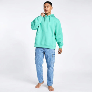 Men's Oversized <b>Hoodie</b> for Winter Customizable Design Hot Sale Bulk Quantity with Embroidered Technique - Product Image 1