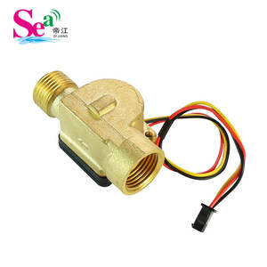 Vente directe d'usine Capteur de débit d'eau à fil interne à 4 points Capteur de débit à effet Hall à impulsions Haute précision - Product Image 4