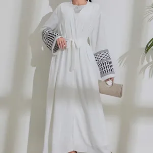 YWQS cardigan moroccan modesty eid luxury abaya dubai dresses turkey clothing wholesale arab women abaya muslim 2024