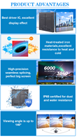 Riesige Outdoor-P3-P10 LED-Bildschirm SMD Digital Poster für Aufzug Bildung Marketing Video Wand Display SDK Outdoor Billboard