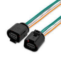 Maßgefertigte Kabelkonfektion für Motorrad- und Automobil-Elektronik Wischermotor-Steckverbinder IP65 Wasserdichte PBT/PVC-Kabelbaum-Lösungen