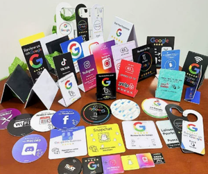 บัตรพีวีซีป้องกันการโจรกรรมข้อมูล NFC RFID สำหรับ<span class=keywords><strong>รีวิว</strong></span>และคะแนนของ Google สำหรับร้านอาหารและโรงแรม - บัตรสะสมคะแนนรีวิวเชิงบวก - Product Image 6