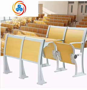 Meubles multifonctionnels modernes pour lycée, bureau et chaise pliables pour étudiants, chaise d'auditorium en bois avec accoudoirs, chambre à coucher - Product Image 3