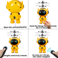 Hélicoptère télécommandé à induction infrarouge de haute qualité, modèle volant, robot, jouet disco pour enfant