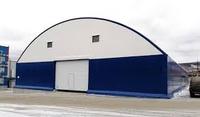 Hangar préfabriqué en acier résistant au vent léger, abri moto, atelier, entrepôt, salle de soudage, découpe et pliage à vendre