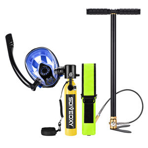0.5l मिनी स्कूबा डाइविंग टैंक फुल फेस स्नॉर्कलिंग मास्क एल्यूमीनियम डाइविंग एयर टैंक डाइविंग उपकरण गियर - Product Image 3