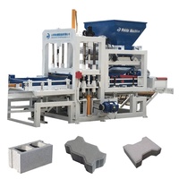 Máquina para Fabricar Bloques de Cemento Entrelazados, Molde para Bloques de Hormigón Huecos, Maquinaria para Fabricar Ladrillos