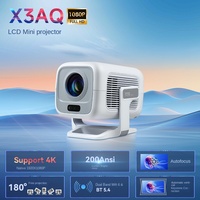 Vente chaude d'usine X3AQ Home cinéma portable HD 1080P 3D avec écran LCD intégré 200ANSI Android 11 Mini projecteur intelligent éducatif
