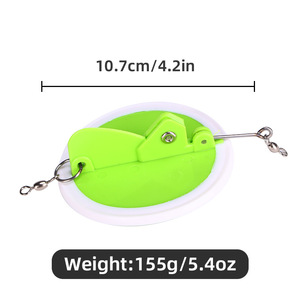 45mm -107mm pêche directionnelle en haute mer connexion ronde plongeur profond avec disque de plongée à la traîne réglable à pression - Product Image 6