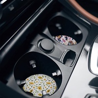Dessous de verre à Sublimation, presse à chaud, support de tasse, tapis pour bricolage, accessoires de voiture, projet de peinture, sous-verres antidérapants en néoprène pour voiture