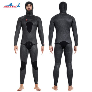 DIVE&SAIL Muta Subacquea e da Pesca Subacquea in Neoprene 3MM 5MM Camo, Due Pezzi, con Cappuccio, Unisex, Per Tutte le Stagioni - Vendita all'Ingrosso - Product Image 2