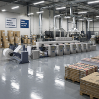Máquina Flexográfica Multicolor para Impresión de Cajas de Cartón y Papel