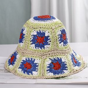 WD-A810 bohème Papyrus grand bord pliable seau chapeaux crème solaire plage <span class=keywords><strong>chapeau</strong></span> <span class=keywords><strong>de</strong></span> <span class=keywords><strong>paille</strong></span> en gros - Product Image 4