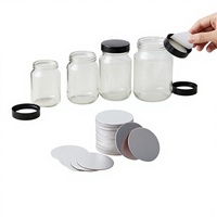 Scellage par induction en feuille d'aluminium pour bocaux en verre et bouteilles en plastique, anti-déversement, 100 ml, tailles personnalisables, qualité alimentaire