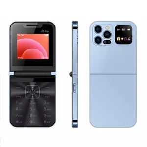 Wholesale New Folding Feature Phone GSM Keyboard Mobile Phone Bar Mobile Phone OEM Dual SIM Dual Standby Radio Camera