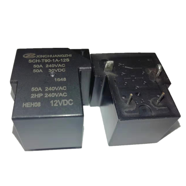 SCH-T90(JQX-15F) Relay 12V 50A 250VAC Power Relay 1.6W High Coil Power