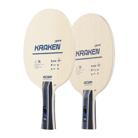 Boer K1 Professional, lame de tennis de table en bois pur 5 plis, haute performance, avec poignée FL & ST pour joueurs polyvalents