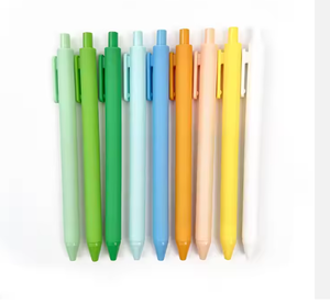 Stylos gel promotionnels X615 multi-couleurs en plastique souple avec finition caoutchoutée, bon marché, avec logo - Product Image 2