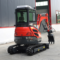 Мини-экскаватор гусеничный 1, 2, 3 тонны с двигателем Yanmar EURO5 EPA, насосом, коробкой передач, полной гидравлической системой и навесным оборудованием, в продаже