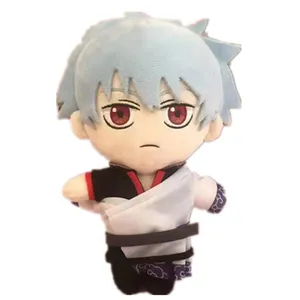 20CM Anime peluche Gintama Sakata Gintoki Cosplay peluche bambola morbida farcita bambini natale bambini fan regalo giocattolo