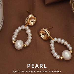 Nuovi <span class=keywords><strong>orecchini</strong></span> di perle d'acqua dolce naturali dal Design originale francese S925 <span class=keywords><strong>orecchini</strong></span> in <span class=keywords><strong>madreperla</strong></span> in <span class=keywords><strong>argento</strong></span> Sterling - Product Image 2