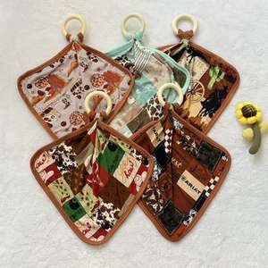 RST Baby Bamboo Lovey   Baby Loveys  Custom Print Baby  Bamboo Fiber  Antibacterial Saliva Catcher  Waterproof - Product Image 1