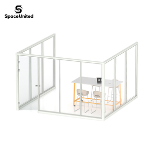 Cloison de <span class=keywords><strong>bureau</strong></span> SpaceUnited, cloison en verre, séparateur de pièce insonorisé et amovible - Product Image 5