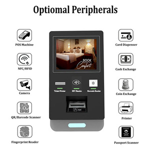 Kiosco de registro en <span class=keywords><strong>hotel</strong></span> con autoservicio y pago POS, reconocimiento facial Windows, utilizado para venta de entradas y para hoteles - Product Image 3