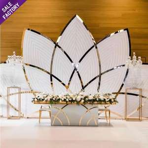 Sino Perfect Decoration - Juego de Fondo de Acrílico de Lujo para Planificador de Bodas, para Eventos de Banquetes, Planificador de Bodas - Product Image 1
