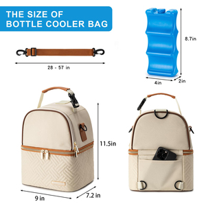 <span class=keywords><strong>Sac</strong></span> <span class=keywords><strong>isotherme</strong></span> avec pack de glace pour 6 biberons, <span class=keywords><strong>sac</strong></span> <span class=keywords><strong>isotherme</strong></span> à pompe à <span class=keywords><strong>lait</strong></span> <span class=keywords><strong>maternel</strong></span> pour garderie, travail, voyage - Product Image 3