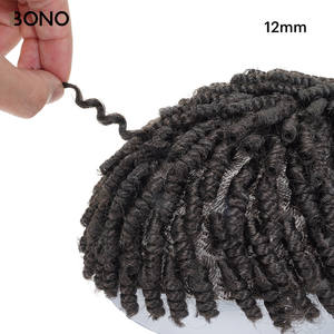 Afro trenza Dread Lock para hombres negros piel gasa base tupé Bonohair - Product Image 5