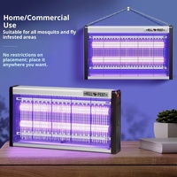 Piège à moustiques électrique, tue-mouches, anti-insectes LED, pour intérieur et extérieur, restaurants, hôtels, magasins, répulsif anti-moustiques, matériau ABS