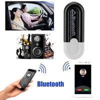 Kit de Audio para Auto con USB para Receptor Bluetooth, Adaptador Auxiliar, Altavoz Inalámbrico, Amplificador con Puerto USB para Autos