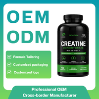 Capsules de créatine OEM |   Capsules de créatine monohydrate pour la taille et la force musculaires avant l'exercice – Créatine en marque blanche
