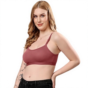 Sujetador deportivo sin costuras para mujer, suave y elástico, para uso diario, con almohadillas extraíbles, bralette, fabricante con logotipo personalizado, para gimnasio, deporte, yoga - Product Image 1